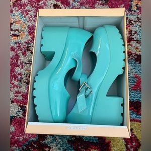 KOI Footwear Mary Janes Aqua/teal